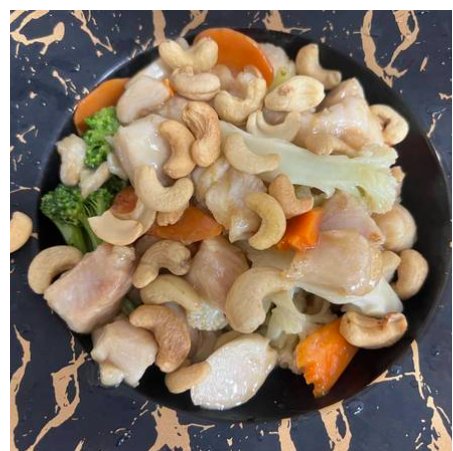 Stir Fried Sliced Chicken with Cashew Nuts